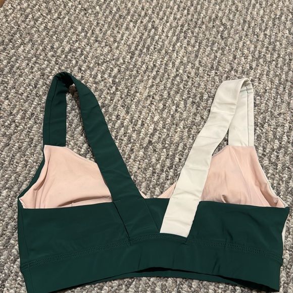 Vaara barry’s Elsa sports bra rainforest Flo green white - Picture 5 of 8